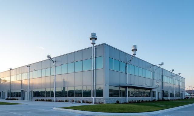 Manufacturing facility with environmental sensors